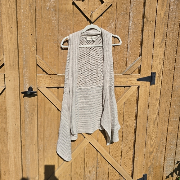 Daytrip Jackets & Blazers - Daytrip Cream Knit Vest